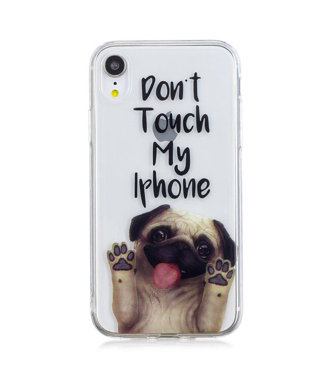 Do Not Touch My iPhone TPU Hoesje voor de iPhone Xr