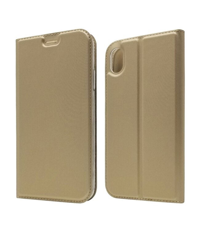 Goud Bookcase Hoesje voor de iPhone Xr