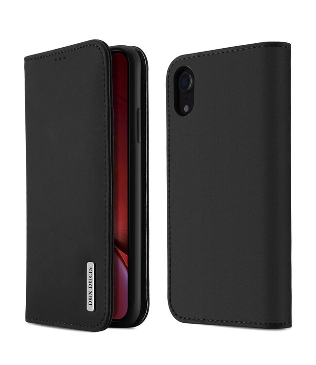 Dux Ducix Dux Ducix Zwart Bookcase Hoesje voor de iPhone Xr