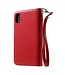 Rood Bookcase Hoesje voor de iPhone XS