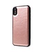 Roze / Goud Bookcase Hoesje voor de iPhone XS