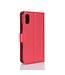 Rood Litchee Bookcase Hoesje voor de iPhone XS