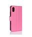 Roze Litchee Bookcase Hoesje voor de iPhone XS