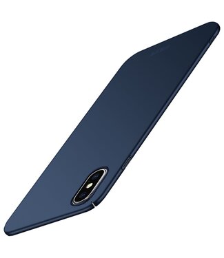 Mofi Donker Blauw Hardcase Hoesje iPhone XS Max