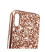 Roze / Goud Glitters TPU Hoesje voor de iPhone XS Max