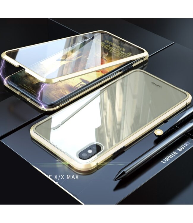 Goud Hardcase Hoesje voor de iPhone XS Max