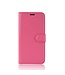 Roze Litchee Bookcase Hoesje voor de Blackberry Key2