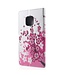 Roze Bloesem Bookcase Hoesje voor de Huawei Mate 20 Pro