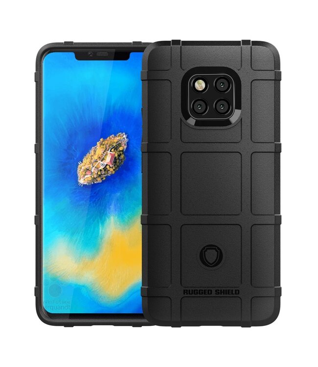 Zwart TPU Hoesje voor de Huawei Mate 20 Pro