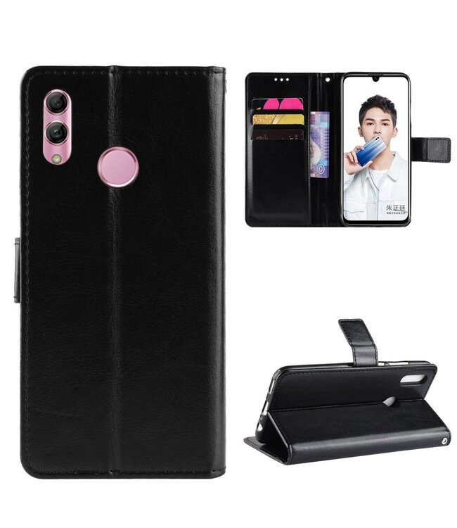 Zwart Bookcase Hoesje voor de Huawei P Smart 2019