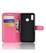 Roze Litchee Bookcase Hoesje voor de Huawei P Smart Plus