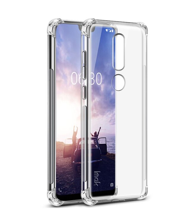 Transparant TPU Hoesje voor de Nokia 6.1 Plus