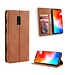 Bruin Bookcase Hoesje voor de OnePlus 6T