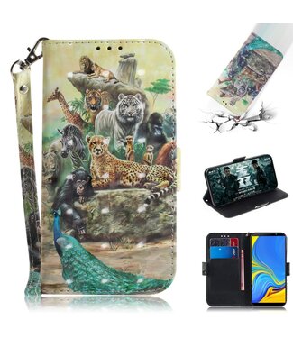 Wilde Dieren Bookcase Hoesje Samsung Galaxy A7 (2018)