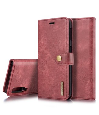 DG.Ming Rood 2 in 1 Wallet Bookcase Hoesje Samsung Galaxy A7 (2018)