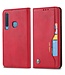 Rood Bookcase Hoesje voor de Samsung Galaxy A9 (2018)