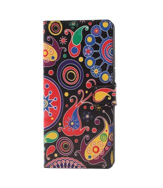 Abstracte Figuren Bookcase Hoesje Samsung Galaxy A9 (2018)