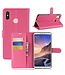 Roze Litchee Bookcase Hoesje voor de Xiaomi Mi Max 3