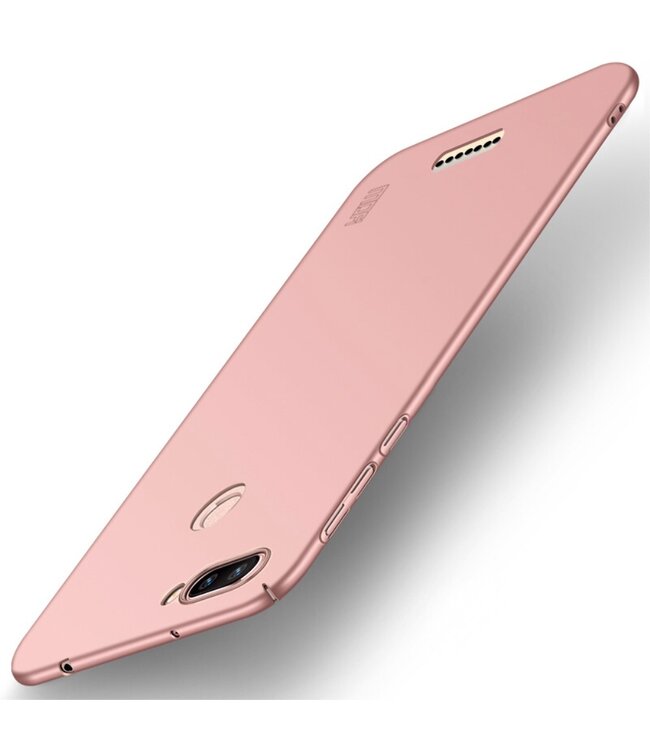 Mofi Mofi Roze / Goud Hardcase Hoesje voor de Xiaomi Redmi 6