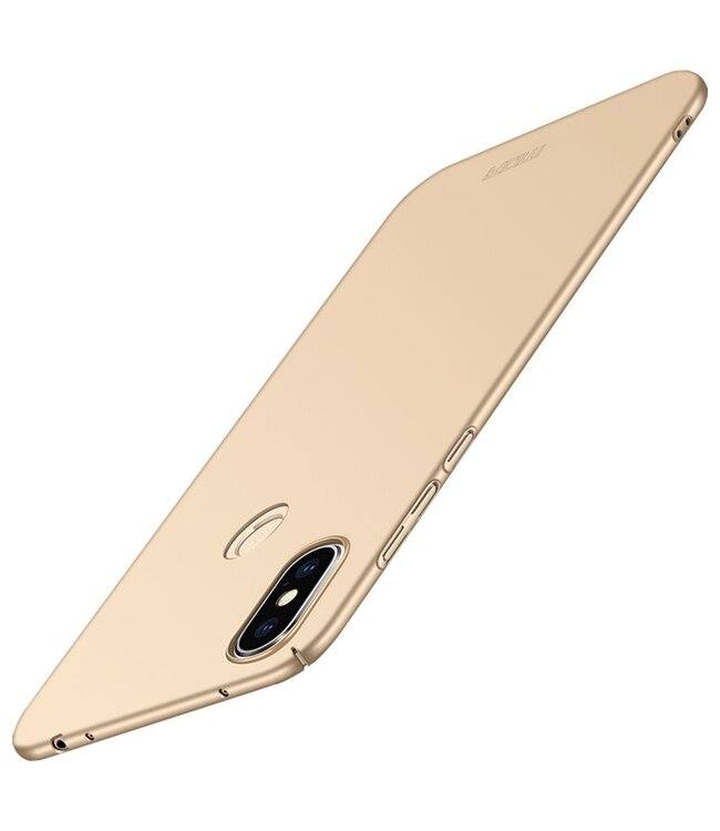 Mofi Mofi Goud Hardcase Hoesje voor de Xiaomi Redmi Note 6 Pro