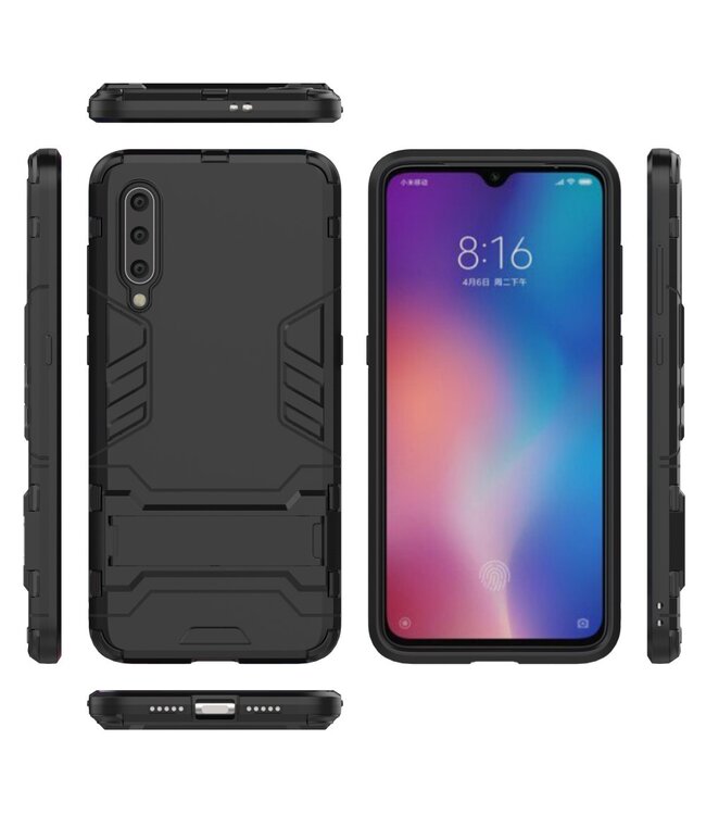 Zwart Hybrid Hoesje voor de Xiaomi Mi 9