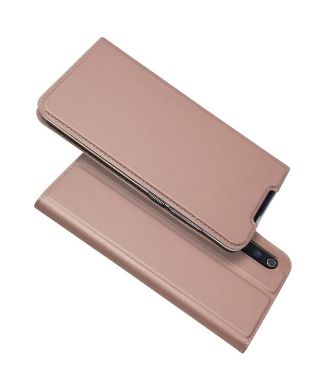 Rose Goud Bookcase Hoesje voor de Xiaomi Mi 9