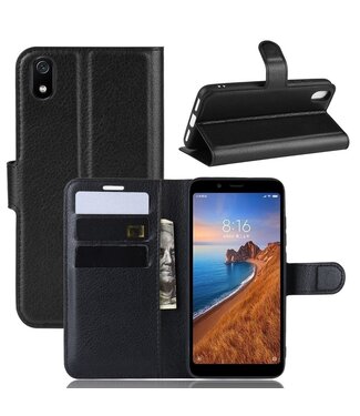 Zwart Bookcase Hoesje Xiaomi Redmi 7A