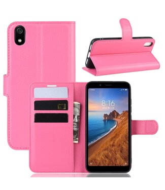 Roze Bookcase Hoesje Xiaomi Redmi 7A