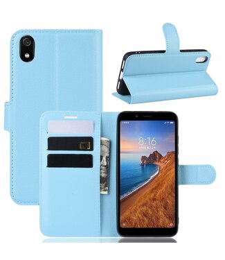 Lichtblauw Bookcase Hoesje Xiaomi Redmi 7A