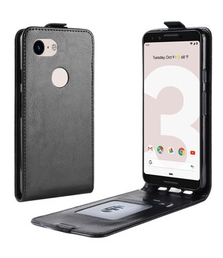 Zwart Flipcase Hoesje Google Pixel 3A