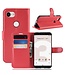 Rood Bookcase Hoesje voor de Google Pixel 3A