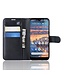 Zwart Bookcase Hoesje voor de Nokia 4.2