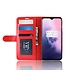 Rood Bookcase Hoesje voor de OnePlus 7