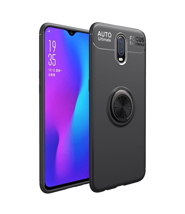 Lenuo Lenuo Zwart TPU Hoesje voor de OnePlus 7