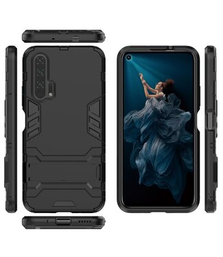 Zwart Hybrid Hoesje Honor 20 Pro