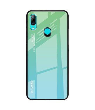 Groen / Blauw Hybrid Hoesje Huawei P Smart Z