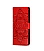 Rood Mandala Bookcase Hoesje voor de Huawei P Smart Z