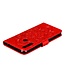 Rood Mandala Bookcase Hoesje voor de Huawei P Smart Z