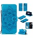 Blauw Mandala Bookcase Hoesje voor de Huawei P Smart Z