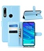 Blauw Bookcase Hoesje voor de Huawei P Smart Z