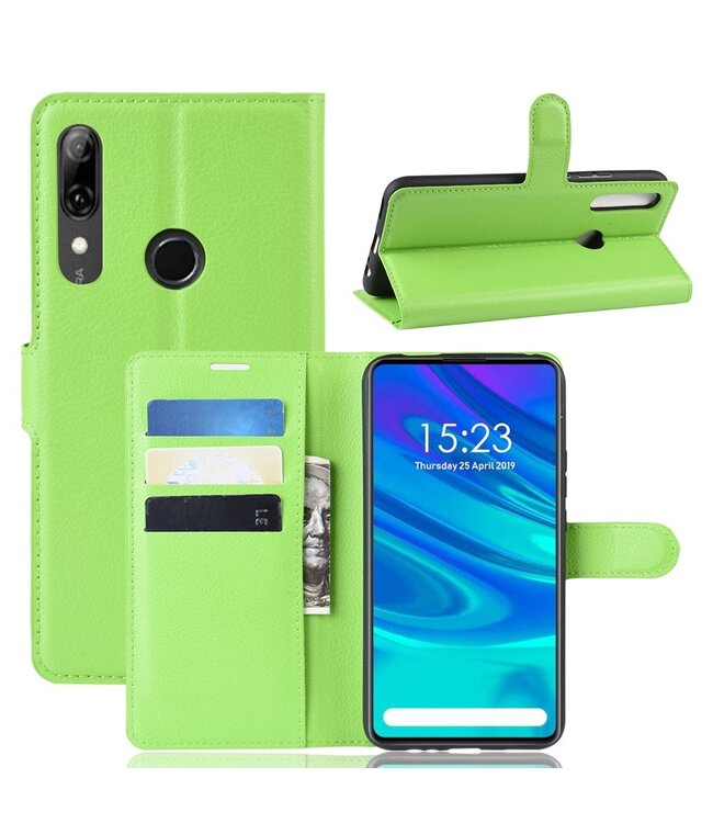 Groen Bookcase Hoesje voor de Huawei P Smart Z