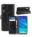 Zwart Bookcase Hoesje voor de Huawei P Smart Z
