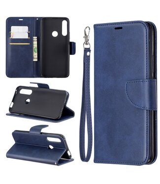 Blauw Bookcase Hoesje Huawei P Smart Z