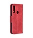 Rood Bookcase Hoesje voor de Huawei P Smart Z