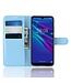 Blauw Lychee Bookcase Hoesje voor de Huawei Y6 (2019)
