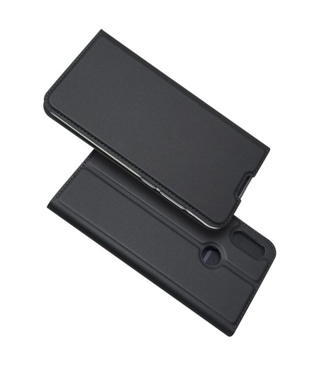 Zwart Bookcase Hoesje voor de Huawei Y6 (2019)