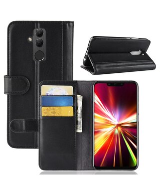 Zwart Bookcase Hoesje Huawei Mate 20 Lite