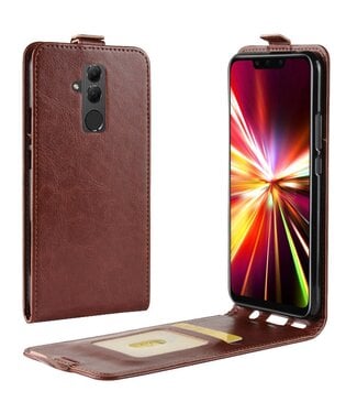 Bruin Flipcase Hoesje Huawei Mate 20 Lite