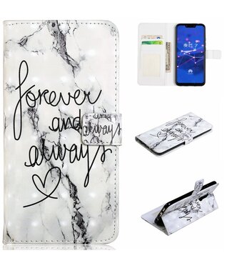 Quote Bookcase Hoesje Huawei Mate 20 Lite