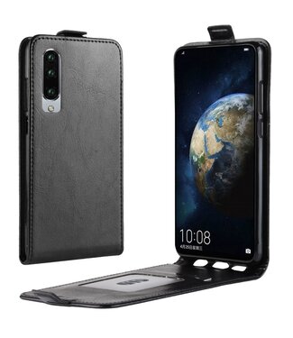 Zwart Flipcase Hoesje Huawei P30